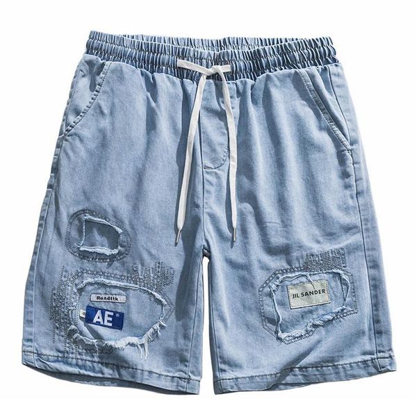 hip hop streetwear denim shorts japan style ripped harajuku cotton jogger 2021 men summer track short sweatpants men's jeans, Blue
hip hop streetwear denim shorts japan style ripped harajuku cotton jogger 2021 men summer track short sweatpants men's jeans, Blue