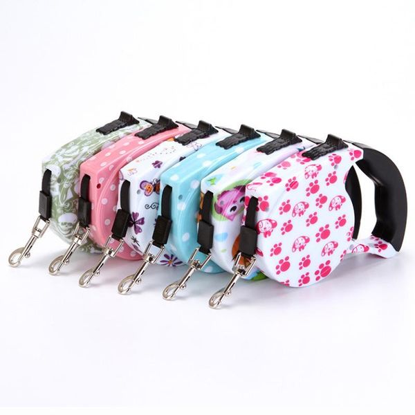 retractable dog leash colorful fashion printed puppy auto traction rope nylon walking extending dogs running leads collars & leashes
retractable dog leash colorful fashion printed puppy auto traction rope nylon walking extending dogs running leads collars & leashes