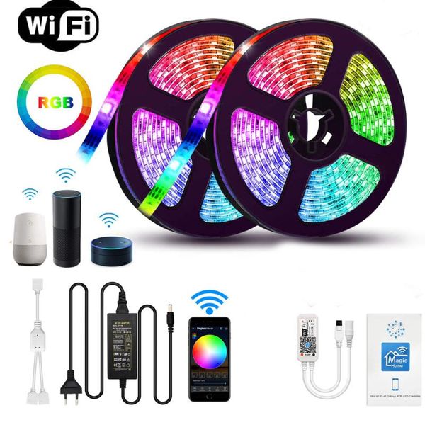 strips 12v smart wifi rgb/rgbw/rgb+ww led strip lights flexible waterproof light works with alexa, google home, magic home app
strips 12v smart wifi rgb/rgbw/rgb+ww led strip lights flexible waterproof light works with alexa, google home, magic home app