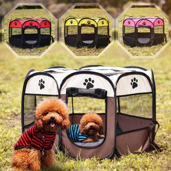 foldable pet fence waterproof and scratch resistant indoor outdoor tent kennels & pens
foldable pet fence waterproof and scratch resistant indoor outdoor tent kennels & pens