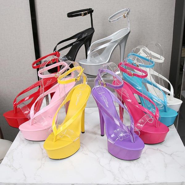 women 15cm high heels fetish striptease pinch sandals 4.5cm platform pumps prom party wedding purple red shoes, Black
women 15cm high heels fetish striptease pinch sandals 4.5cm platform pumps prom party wedding purple red shoes, Black