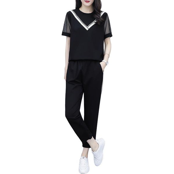 summer wear korean fashion women casual street suits sweatshirt pants black outfit plus big size vestidos xl -5xl women's two piece, White
summer wear korean fashion women casual street suits sweatshirt pants black outfit plus big size vestidos xl -5xl women's two piece, White