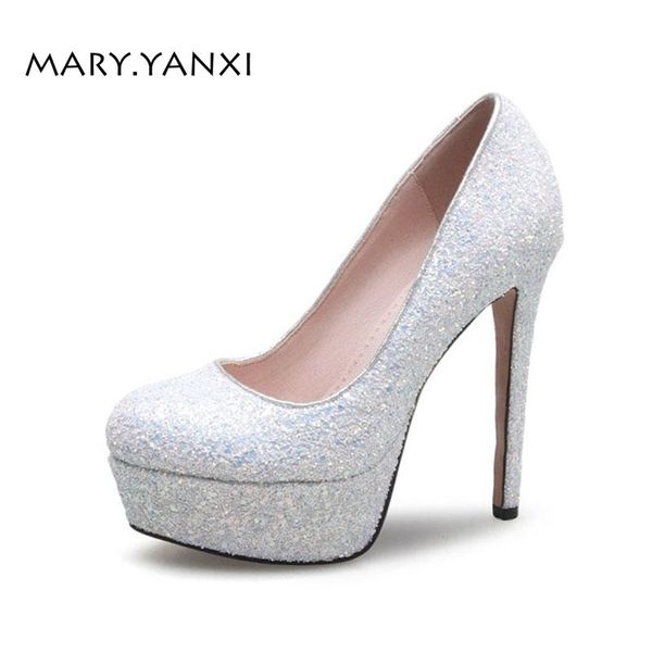 dress shoes women pumps lady high thin heels pointed toe sequined cloth platform fashion party wedding slip-on shallow stilettos, Black
dress shoes women pumps lady high thin heels pointed toe sequined cloth platform fashion party wedding slip-on shallow stilettos, Black