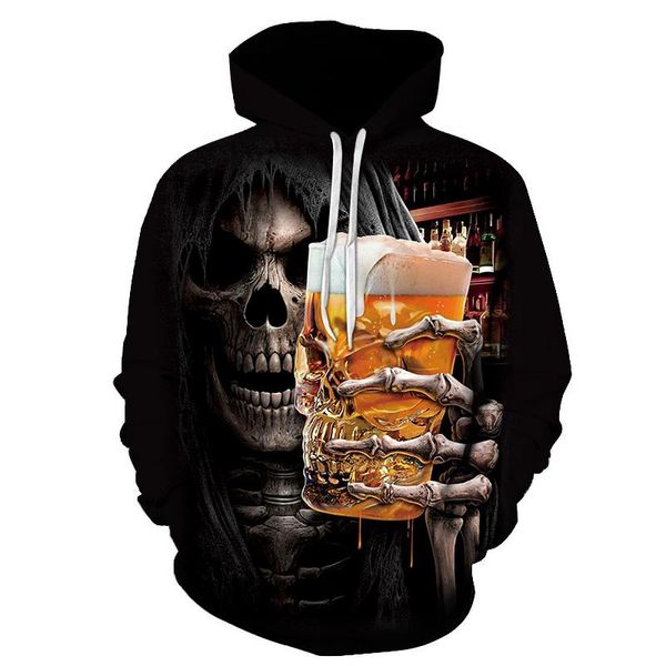 men's hoodies & sweatshirts fashion 3d skull graphic horror print sweatshirt hoodie autumn and spring male hooded pullover men sportswe, Black
men's hoodies & sweatshirts fashion 3d skull graphic horror print sweatshirt hoodie autumn and spring male hooded pullover men sportswe, Black