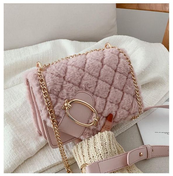 evening bags 2021 plush fashion women's shoulder soft female messenger plaid ladies handbag simple tote for girls coin purses
evening bags 2021 plush fashion women's shoulder soft female messenger plaid ladies handbag simple tote for girls coin purses