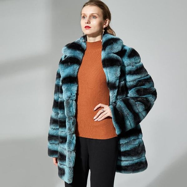 women's fur & faux genuine rex coat women winter thick soft warm overcoat mid-length jacket, Black
women's fur & faux genuine rex coat women winter thick soft warm overcoat mid-length jacket, Black