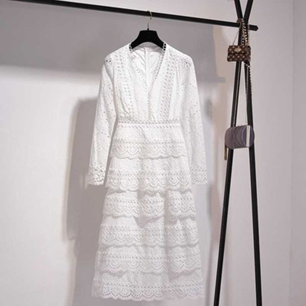 elegant ruffles v-neck long sleeve white lace party dress women vacation bohemian beach s-xxl 210525, Black;gray
elegant ruffles v-neck long sleeve white lace party dress women vacation bohemian beach s-xxl 210525, Black;gray