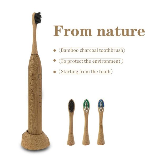 bamboo electric toothbrushes nylon bristles- biodegradable natural eco-friendly compostable vegan reusable smart toothbrush
bamboo electric toothbrushes nylon bristles- biodegradable natural eco-friendly compostable vegan reusable smart toothbrush