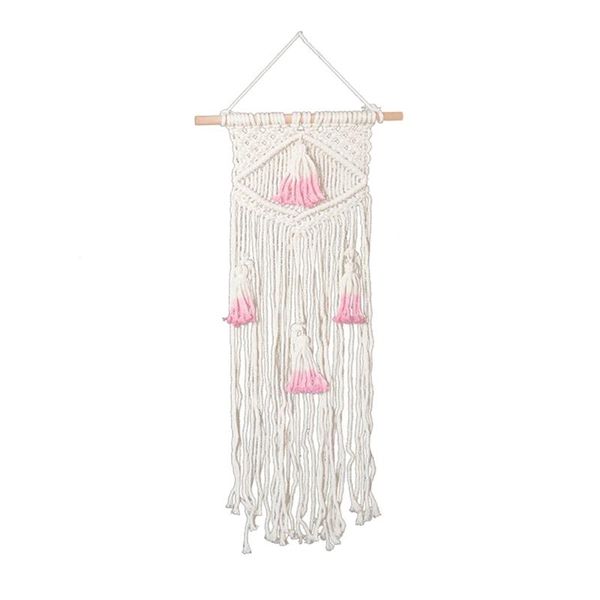 tapestries macrame wall hanging handwoven art tapestry with tassel - boho wedding home backdrop decoration
tapestries macrame wall hanging handwoven art tapestry with tassel - boho wedding home backdrop decoration