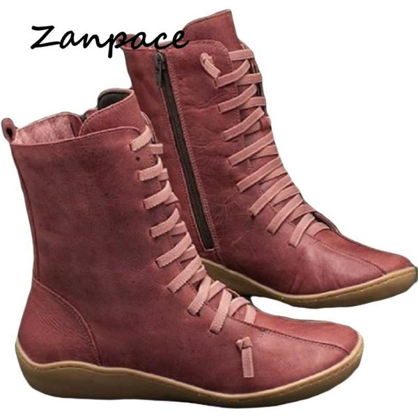 boots zanpace 2021 winter women large size 43 retro plush matte leather shoes woman pu round toe flat with casual ankle, Black
boots zanpace 2021 winter women large size 43 retro plush matte leather shoes woman pu round toe flat with casual ankle, Black