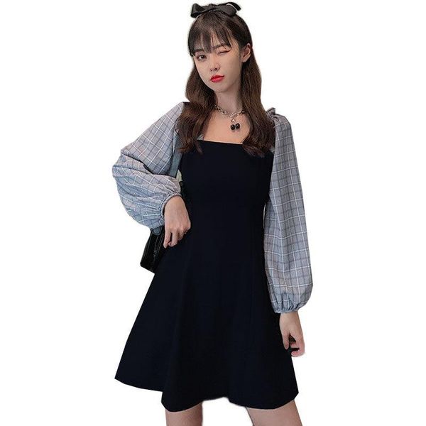 casual dresses women's retro fashion summer dress skirt with long puff sleeves french for beach holiday roupas femininas, Black;gray
casual dresses women's retro fashion summer dress skirt with long puff sleeves french for beach holiday roupas femininas, Black;gray