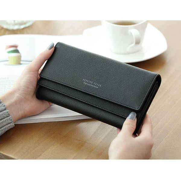women wallet stylish pu leather long wallets fashion female purse hasp clutch money big capacity cards holder coin, Red;black
women wallet stylish pu leather long wallets fashion female purse hasp clutch money big capacity cards holder coin, Red;black