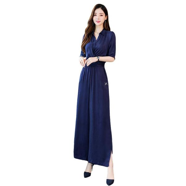 two piece dress casual fashion suit for women foreign style summer outfit temperament high waist wide leg trousers two-piece, White
two piece dress casual fashion suit for women foreign style summer outfit temperament high waist wide leg trousers two-piece, White