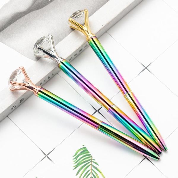 ballpoint pens big diamond crystal pen gel gem ring wedding metal ballpen kawaii magical fashion school office supplies, Blue;orange
ballpoint pens big diamond crystal pen gel gem ring wedding metal ballpen kawaii magical fashion school office supplies, Blue;orange