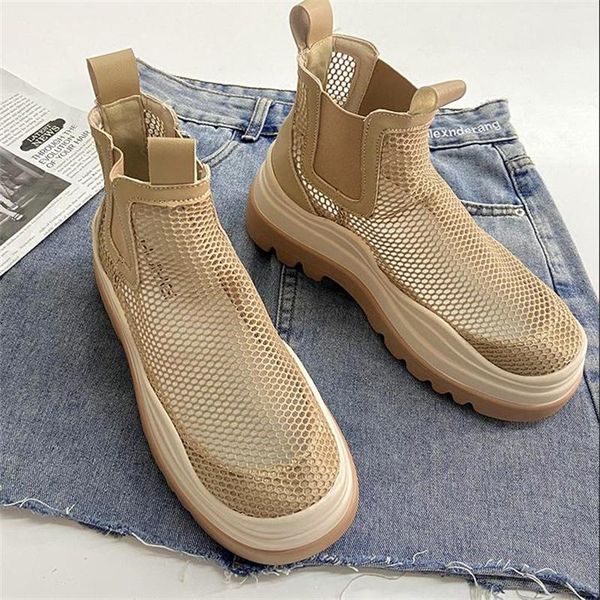 boots spring and summer women breathable hollow out mesh ladies outside wear handsome motorcycle high waist bootas, Black
boots spring and summer women breathable hollow out mesh ladies outside wear handsome motorcycle high waist bootas, Black