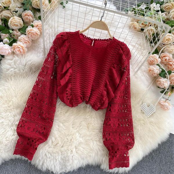 autumn vintage blue/red/white hollow out lace blouse women see-through loose pullover elegant long sleeve shirts 210426
autumn vintage blue/red/white hollow out lace blouse women see-through loose pullover elegant long sleeve shirts 210426