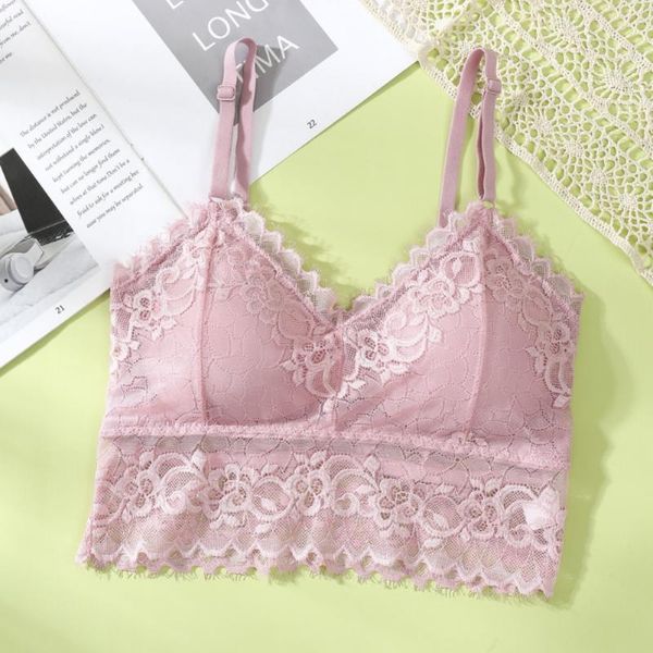 bustiers & corsets women bras pad push up wireless lace bra bralette full cup fitness underwear flower pattern intimates, Black;white
bustiers & corsets women bras pad push up wireless lace bra bralette full cup fitness underwear flower pattern intimates, Black;white