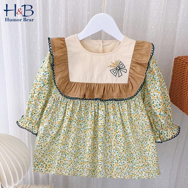 girl's dresses humor bear girls 2021 spring autumn round neck floarl printed patchwork princess dress toddler kids clothes, Red;yellow
girl's dresses humor bear girls 2021 spring autumn round neck floarl printed patchwork princess dress toddler kids clothes, Red;yellow