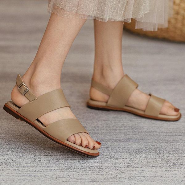 sandals buckles summer women 2021 genuine leather est flats heels shoes for fashion quality party casual woman, Black
sandals buckles summer women 2021 genuine leather est flats heels shoes for fashion quality party casual woman, Black
