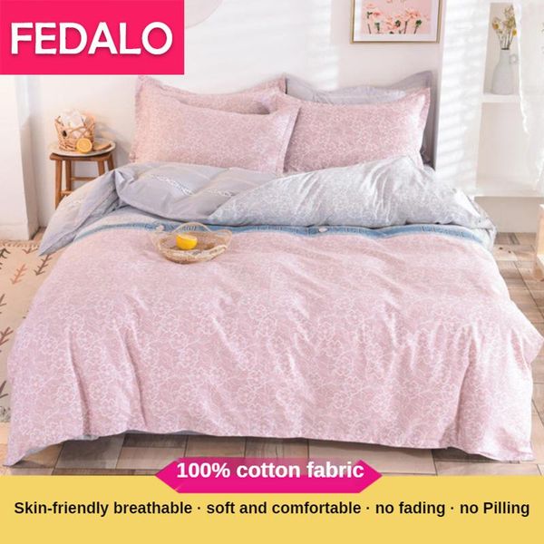bedding sets 100% cotton four-piece double bed single quilt cover student dormitory three-piece set