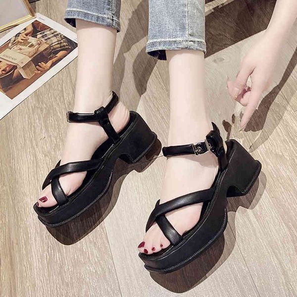 slippers lucyever summer cross strap platform sandals women open toe square thick bottom casual shoes woman 2021 buckle beach sand, Black
slippers lucyever summer cross strap platform sandals women open toe square thick bottom casual shoes woman 2021 buckle beach sand, Black