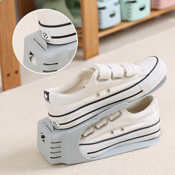 simple double thick space-saving plastic shoes hanger colorful adjustable storage rack home entrance wardrobe shoe tools clothing &
simple double thick space-saving plastic shoes hanger colorful adjustable storage rack home entrance wardrobe shoe tools clothing &