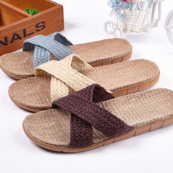 2021couple linen slippers men/women leisure indoor floor sandals ladies four seasons home non-slip flip-flops female house shoes, Black
2021couple linen slippers men/women leisure indoor floor sandals ladies four seasons home non-slip flip-flops female house shoes, Black