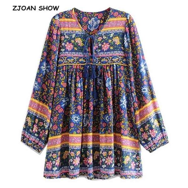 bohemia lacing up v neck location floral print dress blue red summer ethnic woman long sleeve tassel short strappy dresses 210429, Black;gray
bohemia lacing up v neck location floral print dress blue red summer ethnic woman long sleeve tassel short strappy dresses 210429, Black;gray