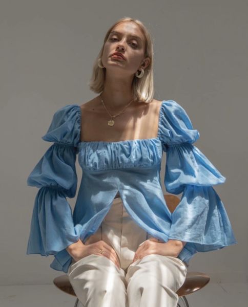 women's tanks & camis 2021 women chiffon t shirt flared sleeves elegant blouse summer autumn slash neck backless tee crop top, White
women's tanks & camis 2021 women chiffon t shirt flared sleeves elegant blouse summer autumn slash neck backless tee crop top, White