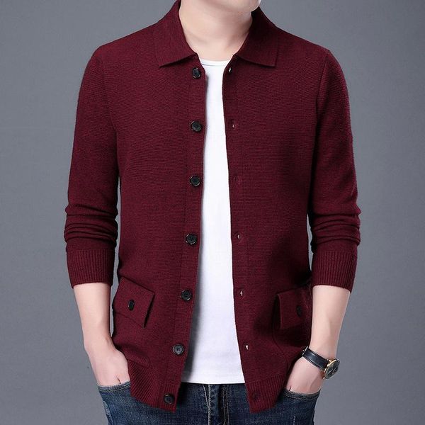 men's sweaters vintage knitted 2021 autum winter cardigan brand fashion lapel sweater men casual woolen coats jacket man clothes, White;black
men's sweaters vintage knitted 2021 autum winter cardigan brand fashion lapel sweater men casual woolen coats jacket man clothes, White;black