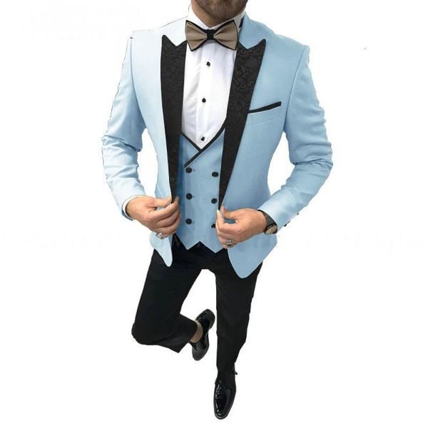 men's suits & blazers groomsmen white groom tuxedos peaked black floral lapel men for wedding party man 3 pieces ( jacket+pants+vest ), White;black
men's suits & blazers groomsmen white groom tuxedos peaked black floral lapel men for wedding party man 3 pieces ( jacket+pants+vest ), White;black