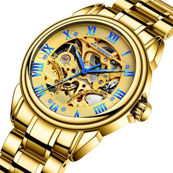 wristwatches fngeen series hollow machinery waterproof tourbillon automatic mechanical watch luminous hand clock men, Slivery;brown
wristwatches fngeen series hollow machinery waterproof tourbillon automatic mechanical watch luminous hand clock men, Slivery;brown
