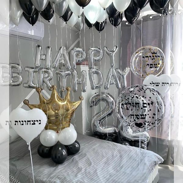 party decoration birthday supplies gold silver metal latex balloons letter number foil ballons kids baby shower decors
party decoration birthday supplies gold silver metal latex balloons letter number foil ballons kids baby shower decors