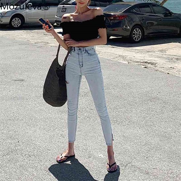 light blue high waist stretch skinny pants split cuff ripped hole female pencil jeans women trousers 210416
light blue high waist stretch skinny pants split cuff ripped hole female pencil jeans women trousers 210416