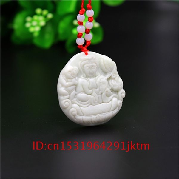 hand-carved necklace charm chinese accessories jade amulet men natural white gifts guanyin jewelry fashion pendant women for, Silver
hand-carved necklace charm chinese accessories jade amulet men natural white gifts guanyin jewelry fashion pendant women for, Silver