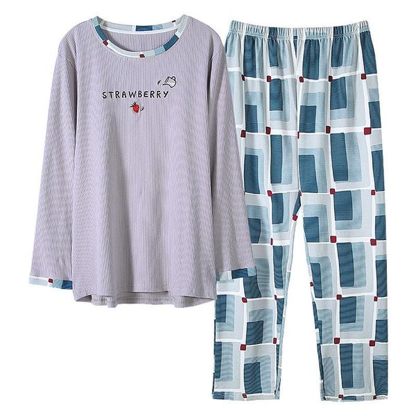 men's sleepwear cotton pajamas spring and autumn long-sleeved youth large size xxxl loose outside wear home clothes thin suit, Black;brown
men's sleepwear cotton pajamas spring and autumn long-sleeved youth large size xxxl loose outside wear home clothes thin suit, Black;brown