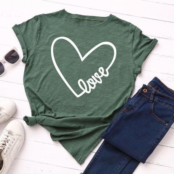 plus size summer cotton women t shirt 5xl oversize short sleeve love heart print tees casual simple o-neck female tshirts women's t-sh, White
plus size summer cotton women t shirt 5xl oversize short sleeve love heart print tees casual simple o-neck female tshirts women's t-sh, White