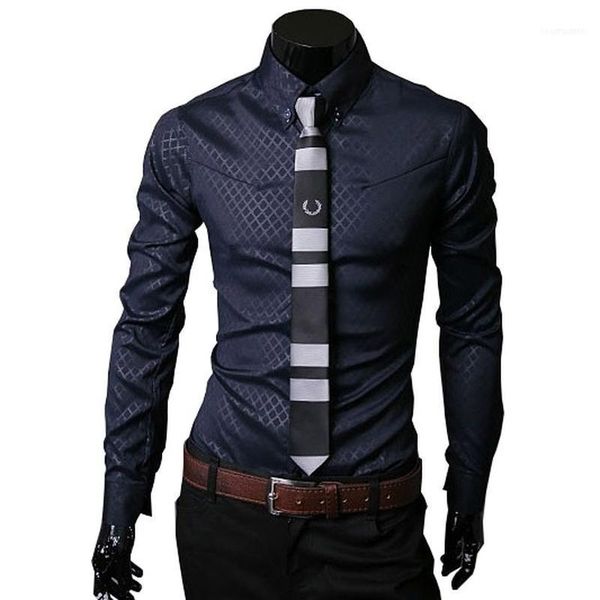 men's casual shirts zogaa man's exclusive shirt korean style long sleeve male business solid mens dark pattern diamond lattice1, White;black
men's casual shirts zogaa man's exclusive shirt korean style long sleeve male business solid mens dark pattern diamond lattice1, White;black