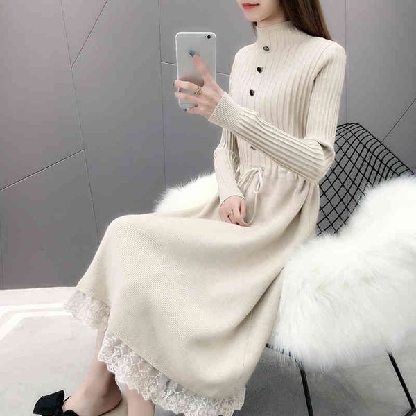 casual dresses spring autumn turtleneck sweater women loose long sleeve ladies elegant knitted vestidos pdg6, Black;gray
casual dresses spring autumn turtleneck sweater women loose long sleeve ladies elegant knitted vestidos pdg6, Black;gray