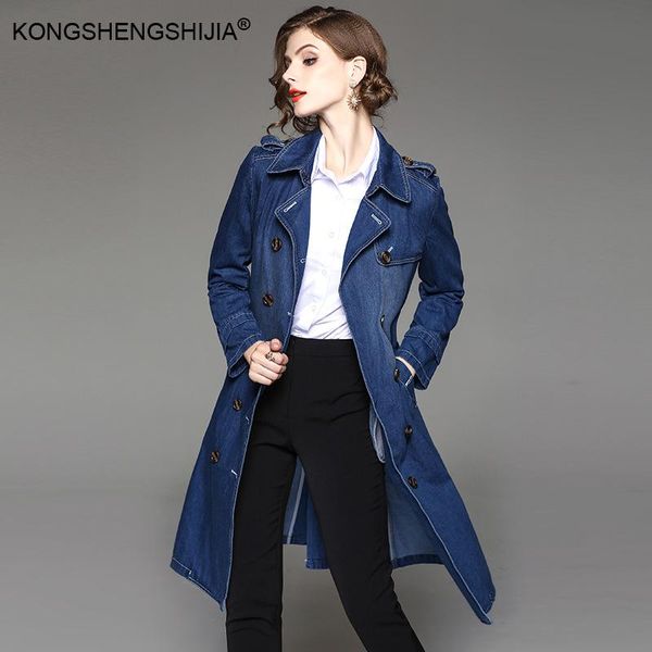 women's trench coats 2021 blue denim jacket long sleeve single breasted turn down collar women autumn and winter jeans jackets with sas, Tan;black
women's trench coats 2021 blue denim jacket long sleeve single breasted turn down collar women autumn and winter jeans jackets with sas, Tan;black