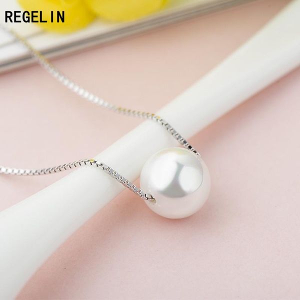 pendant necklaces regelin 10mm perfectly round natural pearl necklace beautiful clavicle chain elegant silver plated jewelry for women
pendant necklaces regelin 10mm perfectly round natural pearl necklace beautiful clavicle chain elegant silver plated jewelry for women