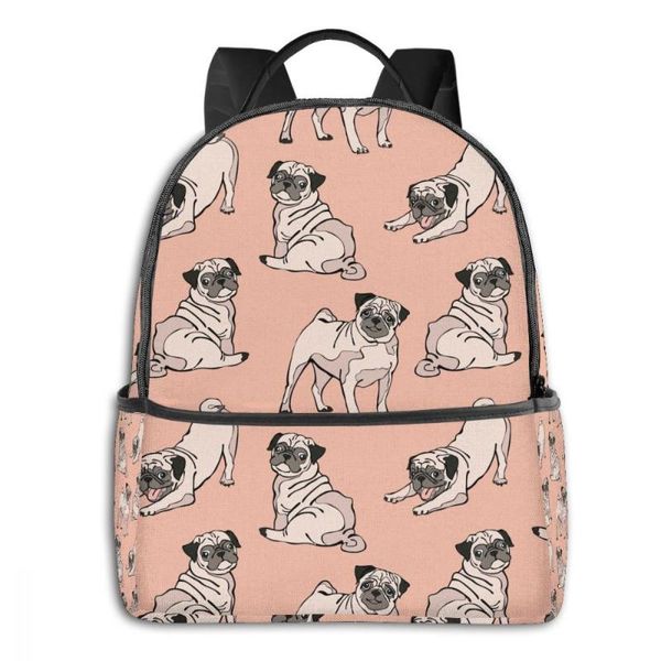 backpack girls boys fashion women college school bagpack cute pug dogs pink travel shoulder bags for teenage 2021
backpack girls boys fashion women college school bagpack cute pug dogs pink travel shoulder bags for teenage 2021