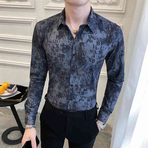 men's casual shirts men long spring simple fine adjustment streetwear letter print tuxedo blouse homme 3xl 2403, White;black
men's casual shirts men long spring simple fine adjustment streetwear letter print tuxedo blouse homme 3xl 2403, White;black