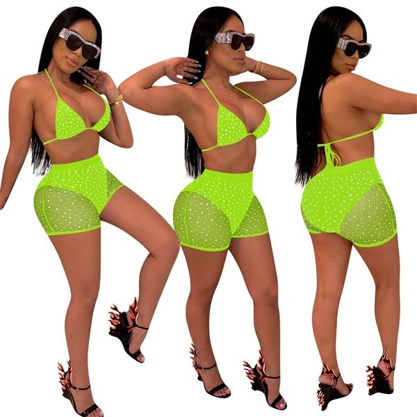 swimwear up outfits women sequin push two piece bra see-through shorts sets bikini swimsuit clubwear, White;black
swimwear up outfits women sequin push two piece bra see-through shorts sets bikini swimsuit clubwear, White;black