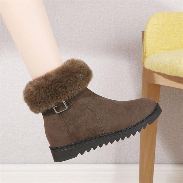 boots women plush warm snow winter fashion fur wedge platform shoes woman casual zipper ankle short female, Black
boots women plush warm snow winter fashion fur wedge platform shoes woman casual zipper ankle short female, Black