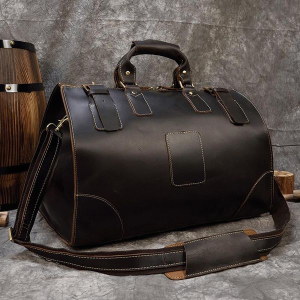 crazy horse leather men travel handbag grande durable male cowhide genuine bag tote duffe duffel bags
crazy horse leather men travel handbag grande durable male cowhide genuine bag tote duffe duffel bags