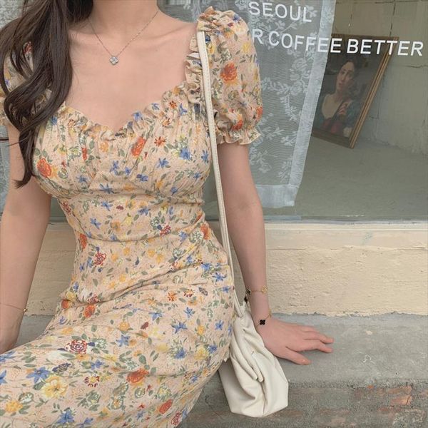 summer vintage oil painting womens dress deep ruffles v neck long floral slim waist puff sleeve midi dresses, Black;gray
summer vintage oil painting womens dress deep ruffles v neck long floral slim waist puff sleeve midi dresses, Black;gray
