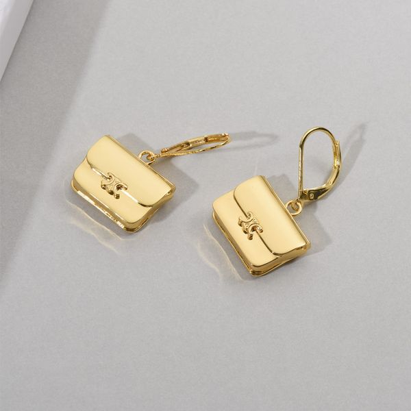 design jewelry arc bag solid recommended wrapped earrings copper plated gold earrings, Golden
design jewelry arc bag solid recommended wrapped earrings copper plated gold earrings, Golden