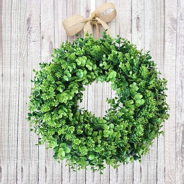 decorative flowers & wreaths artificial green leaves wreath front door home decor simulation garland eucalyptus for wall window party decora
decorative flowers & wreaths artificial green leaves wreath front door home decor simulation garland eucalyptus for wall window party decora