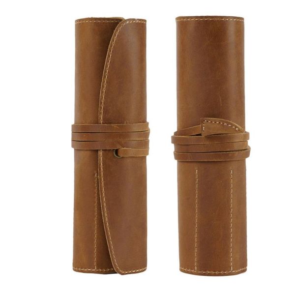 vintage retro roll leather pen pouch holder pencil bag case for rollerball fountain ballpoint bags
vintage retro roll leather pen pouch holder pencil bag case for rollerball fountain ballpoint bags